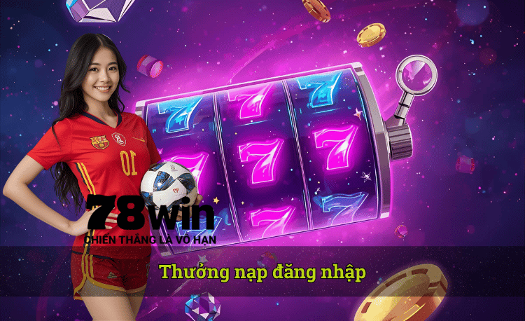 Thưởng nạp đăng nhập 78win